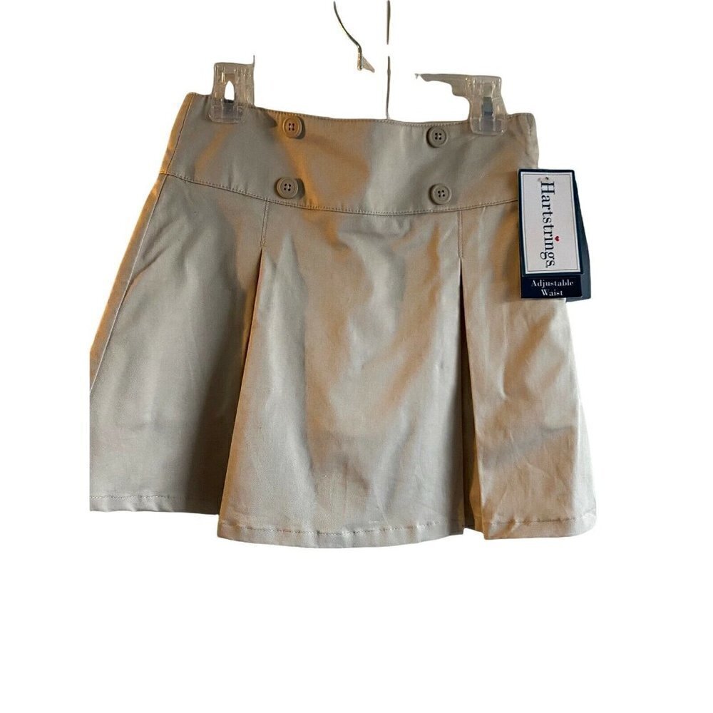 Hartstrings Sz 8 Tan Khaki Girl’s Skort NWT Skirt
